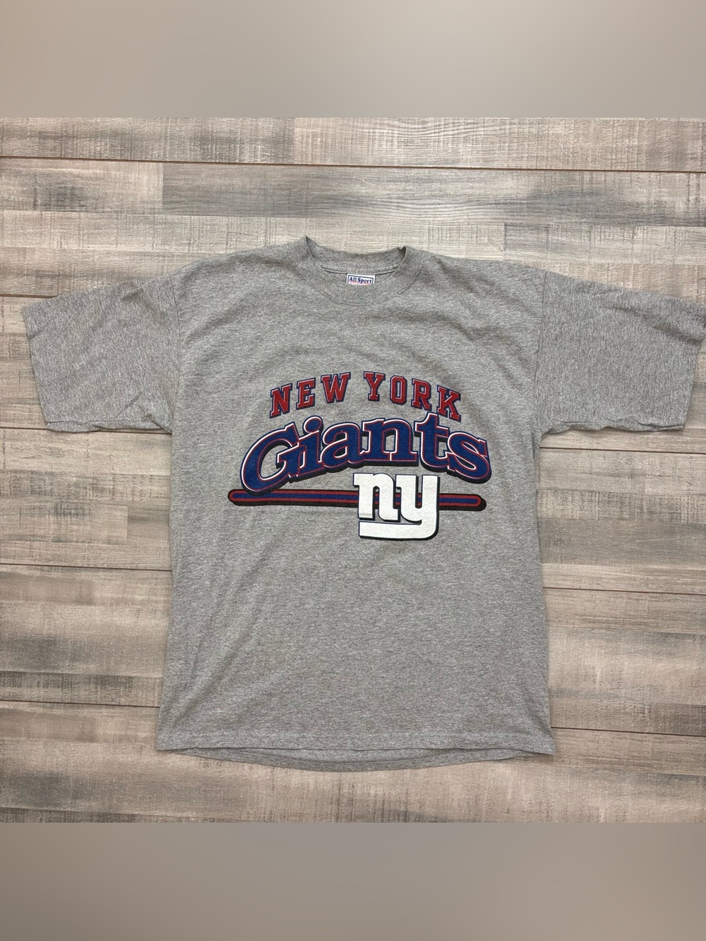 Vintage Allsport NFL New York NY Giants Football Shirt Men’s Size Large 90s